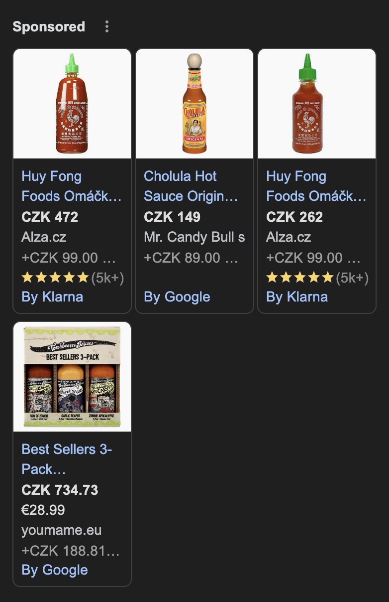 An example of what paid ads could look like